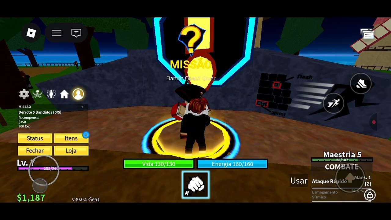 #1 episódio da série do blox fruit 