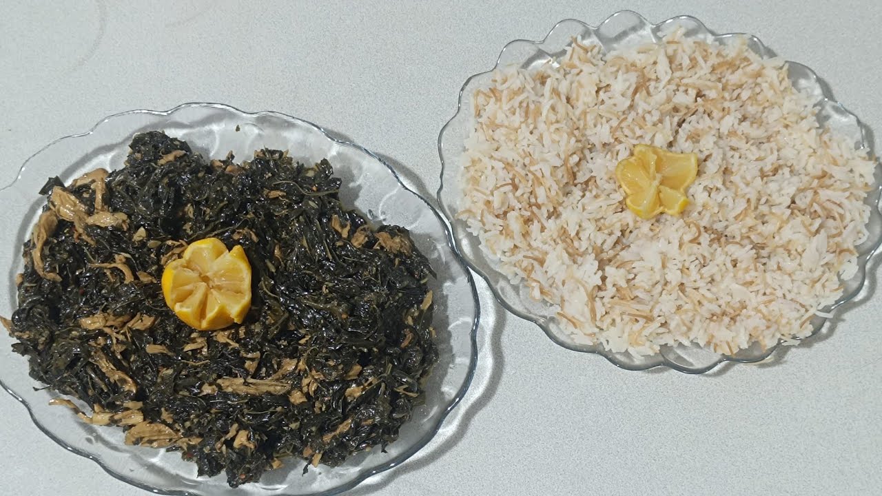 ملوخيه سوريا على اصلو 🍃😋😋