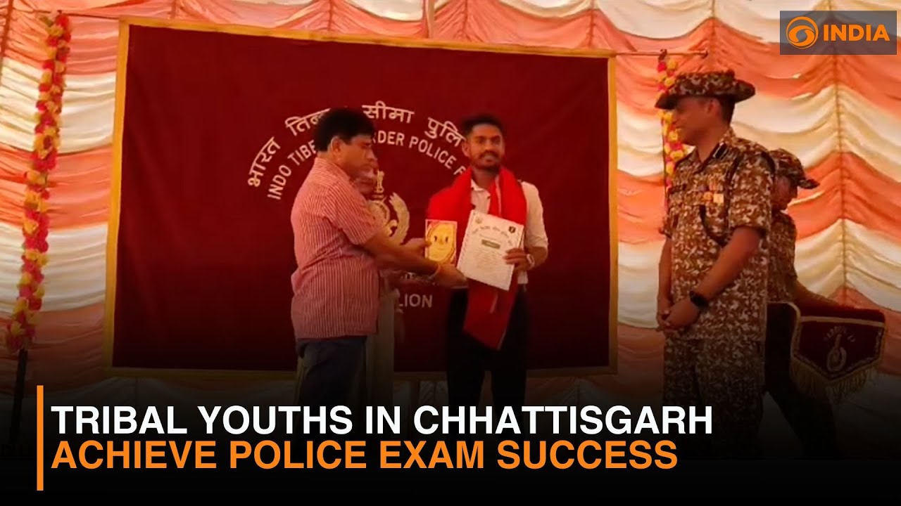 Tribal Youths in Chhattisgarh Achieve Police Exam Success Amid Austrahind 2025 Exercise | DD India