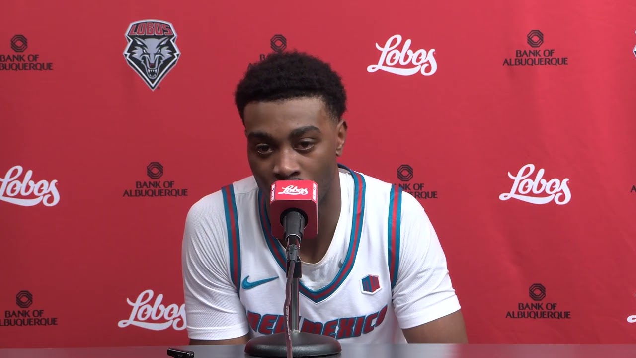Lobo MBB vs. Utah State Postgame: Tajavis Miller (2/4/26)