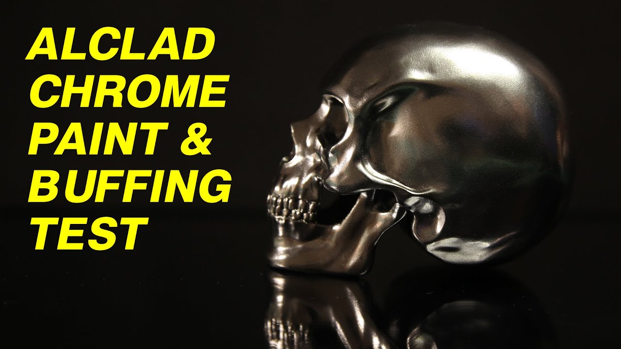 Alclad Chrome Lexan Paint N Buff test