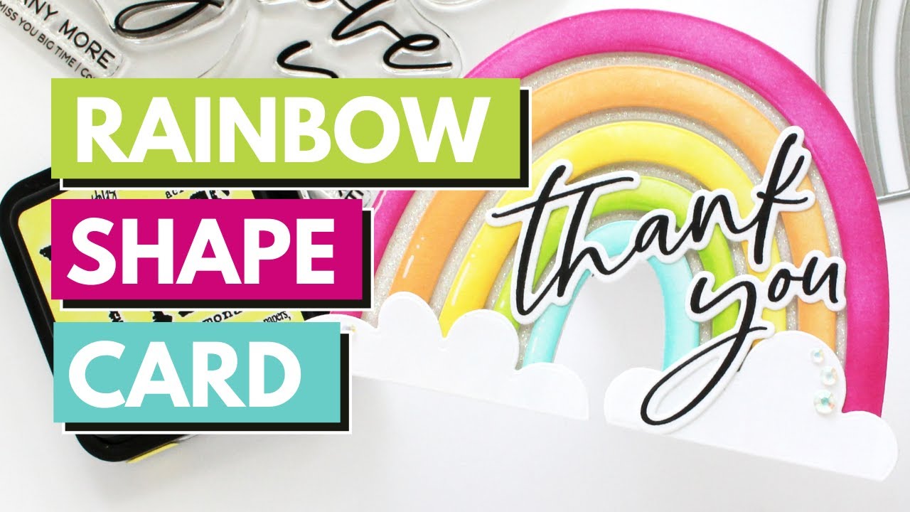 RAINBOW Shape Card: It Can't Get Any Easier Then This!