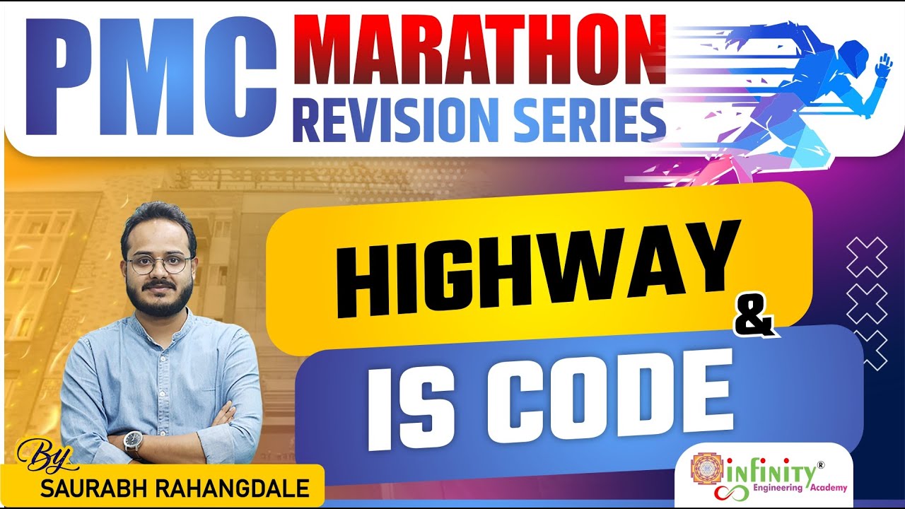 PMC JE Revision Series | PMC JE Highway Engineering & IS Code | PMC JE Civil Marathon Sessions