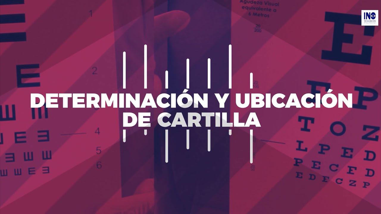 MEDICION DE LA AGUDEZA VISUAL CON CARTILLA A 3 METROS