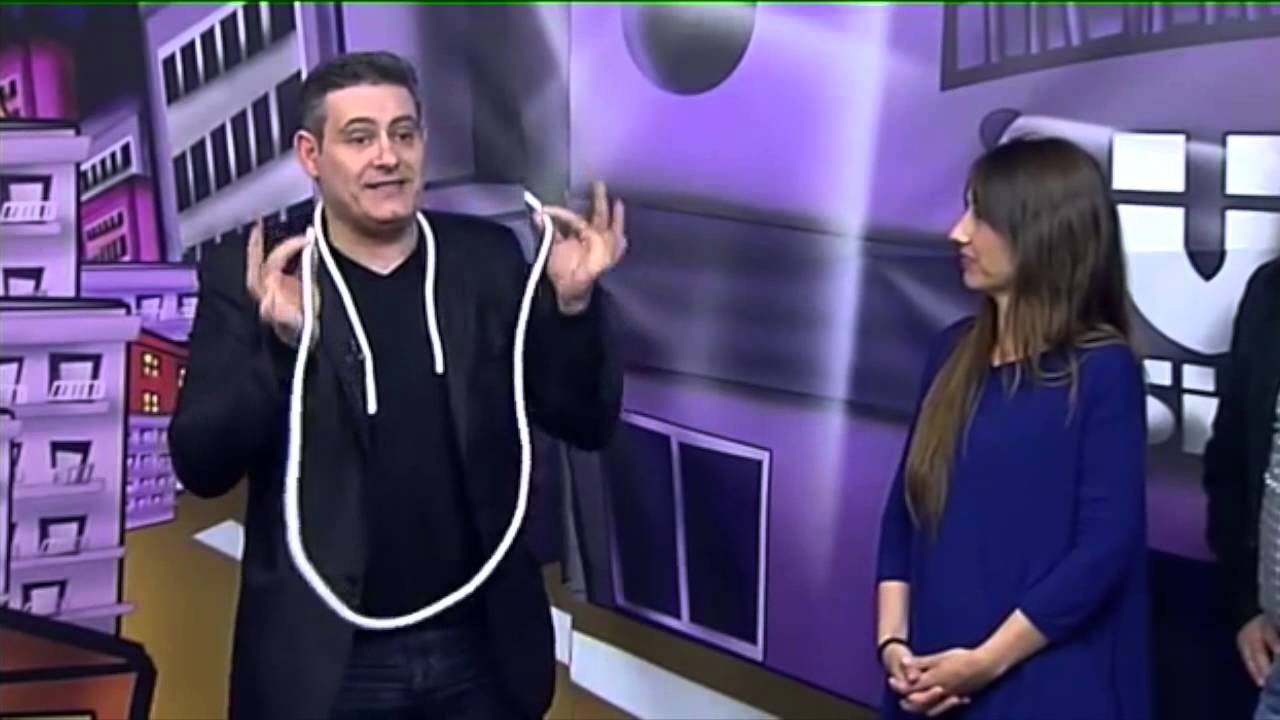 Magia con cuerdas en televisión porDario Hueta