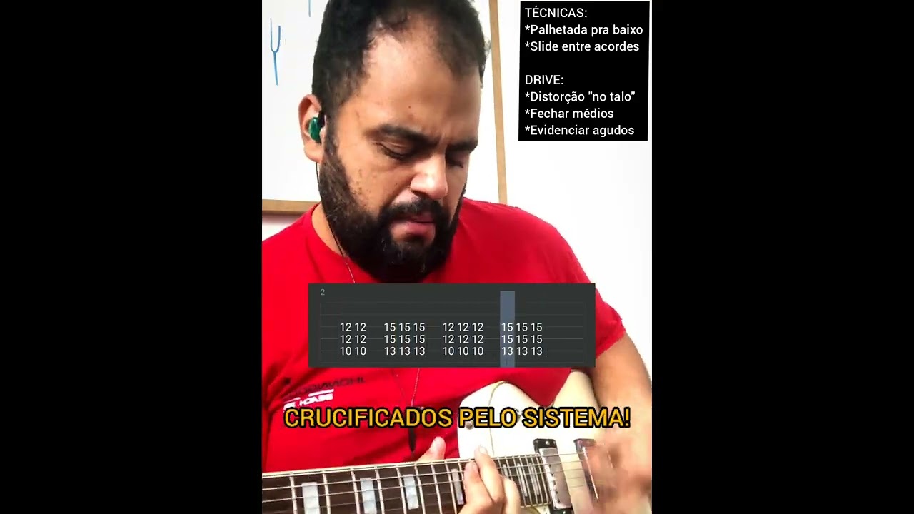 CRUCIFICADOS PELO SISTEMA (RxDxPx Guitar Cover + TAB)