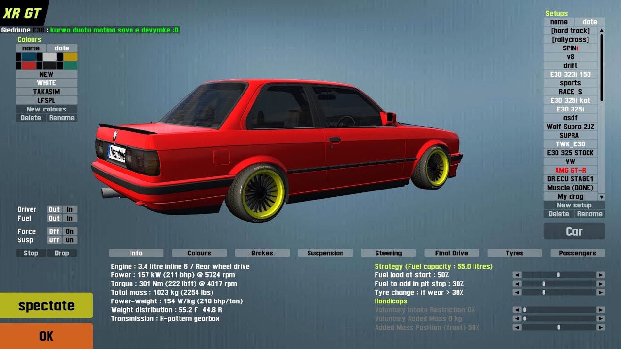 Live For Speed GamePlay on Server Port 5555