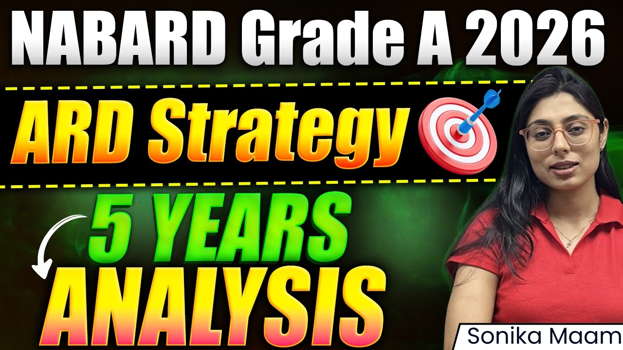 NABARD Grade A 2026 | ARD Strategy | NABARD ARD Last 5 Year Analysis | NABARD Preparation Strategy