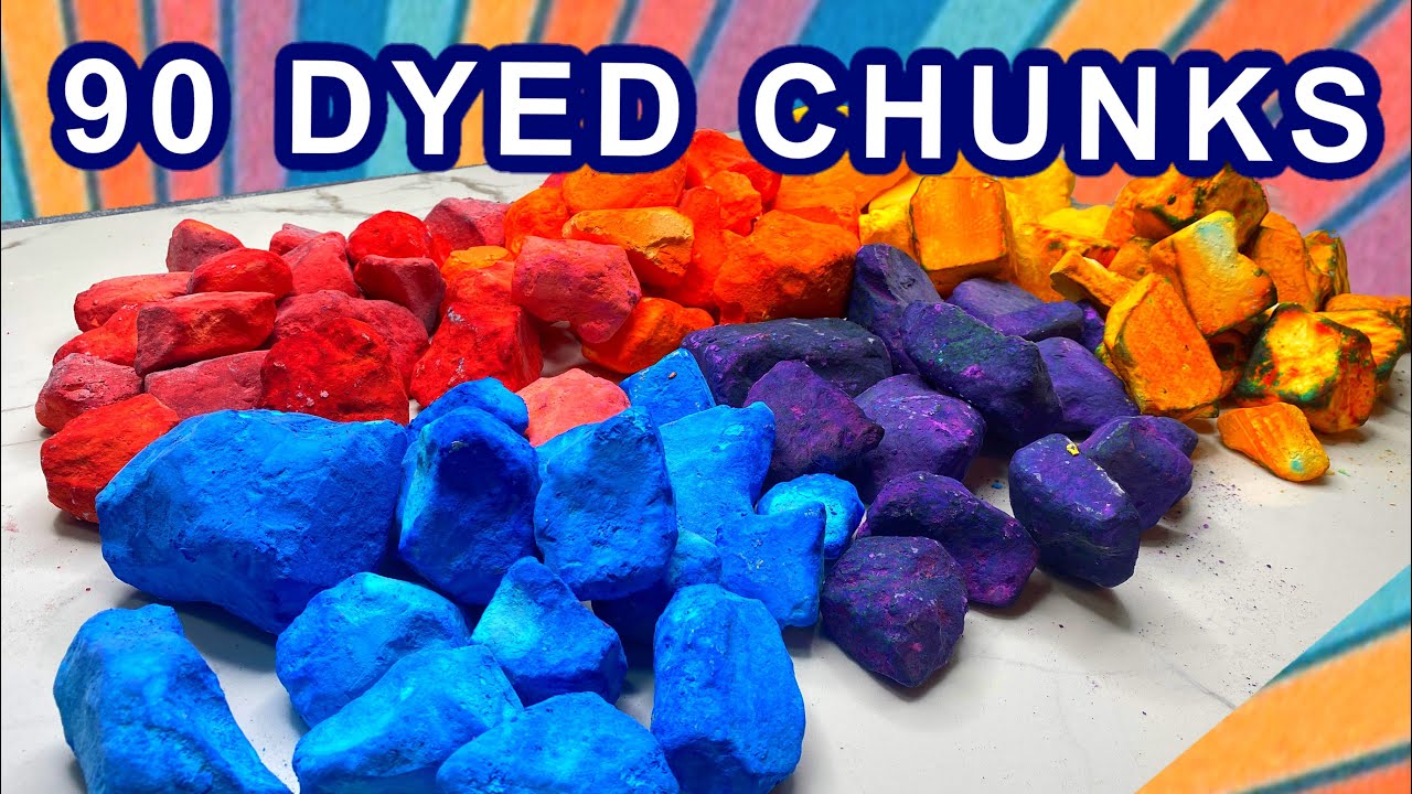 DYED CHALK CHUNKS | THANK YOU FOR 30k