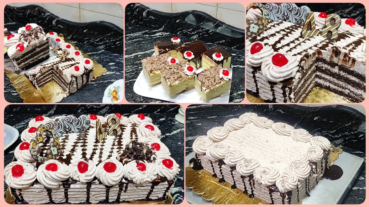 تورته وجاتو صيامي بالدقيق العادي بدون بيض او حليب 💥اجمل واسهل تورته🎂