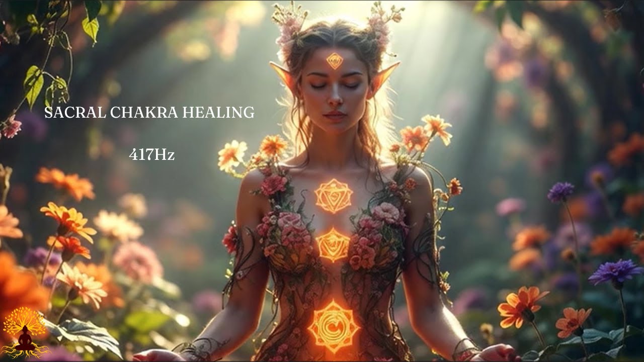 🟠417Hz Sacral Chakra Healing 🌸 Release Emotional Blocks & Awaken Creativity