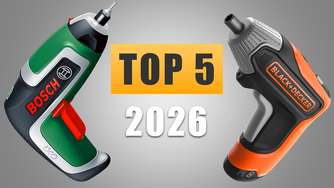 Los 5 MEJORES Atornilladores El&eacute;ctricos CALIDAD PRECIO 2025