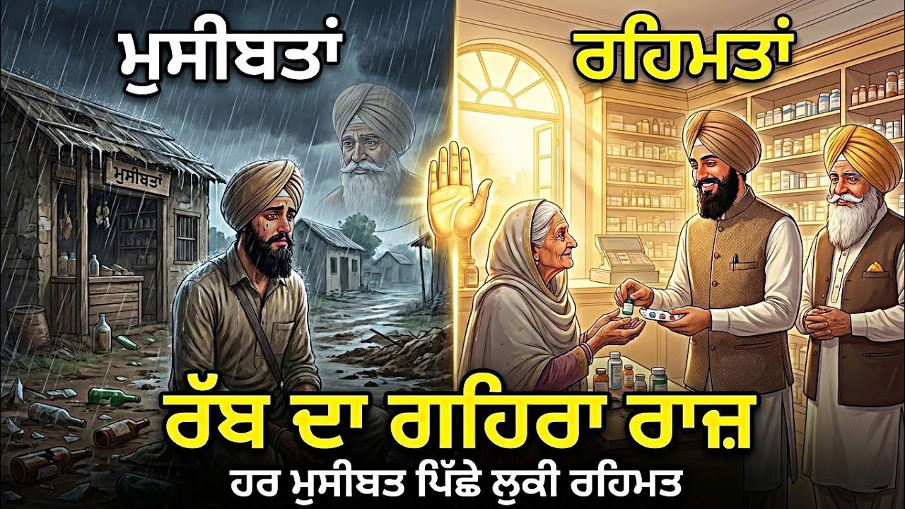 ਰੱਬ ਦਾ ਗਹਿਰਾ ਰਾਜ਼ - ਹਰ ਮੁਸੀਬਤ ਪਿੱਛੇ ਲੁਕੀ ਰਹਿਮਤ || Alfaaz Punjabi || Punjabi Motivational Story 