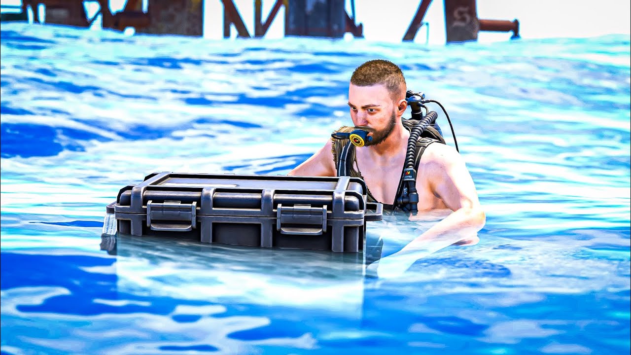 this decayed boat stash was a lucky find 🙏🏻 - RUST SOLO #5 S139