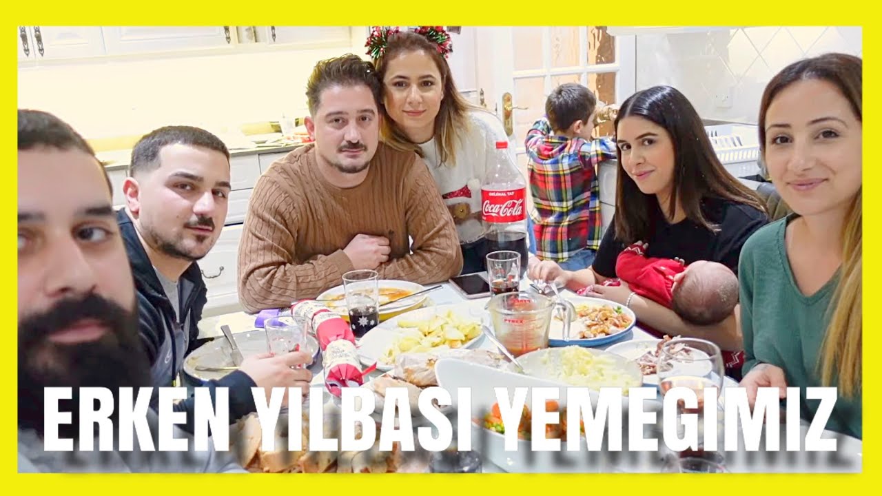 ERKEN YILBASI! OGLUMUN 1. YAS KUTLAMASI! BIRBIRIMIZE HEDIYE VERDIK! AKSAM YEMEK MASAMIZ!