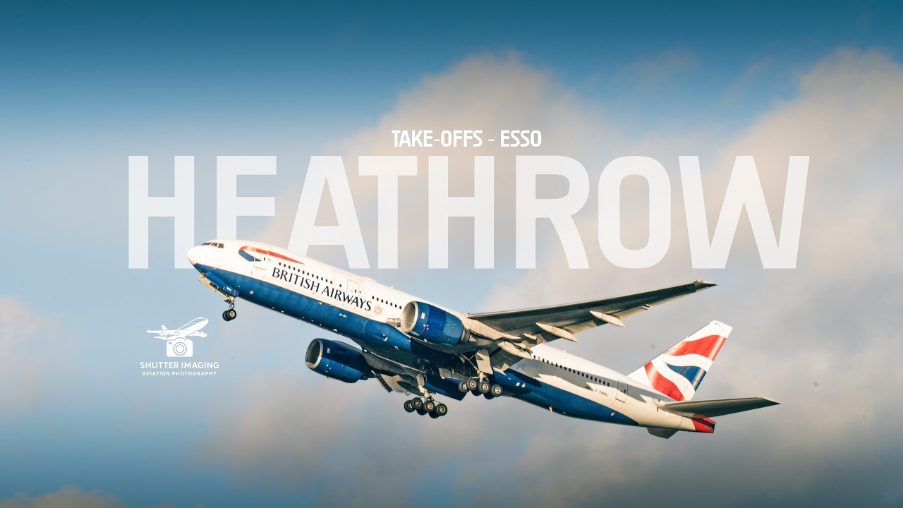 Heathrow Take Offs from local Esso garage