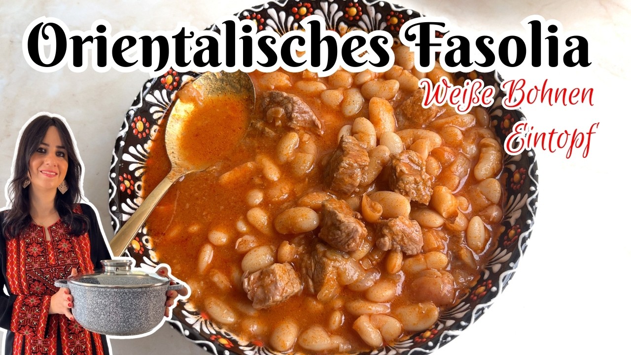 Libanesische weiße Bohnen in Tomatensauce | Fasolia