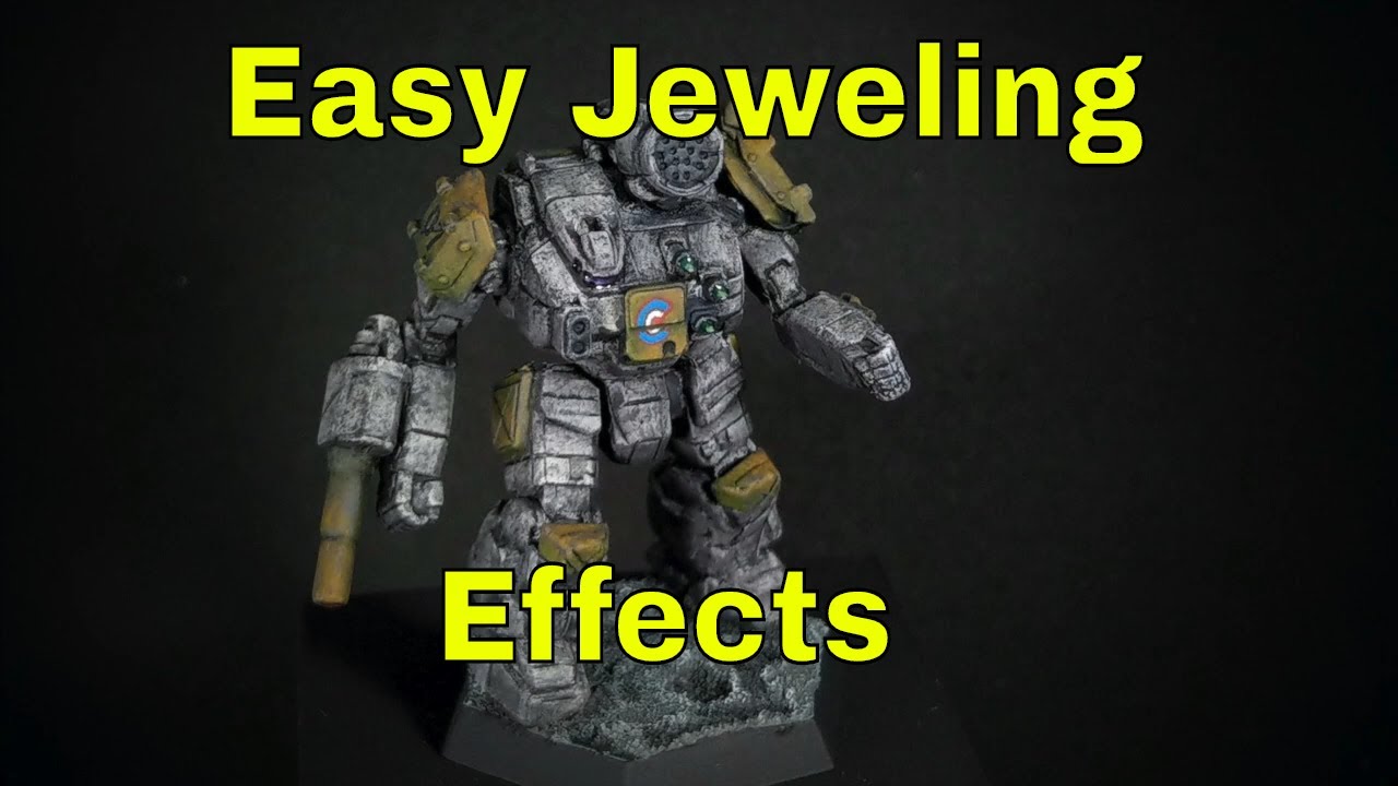 Easy Jeweling Effects for Laser Weapons | Battletech Painting