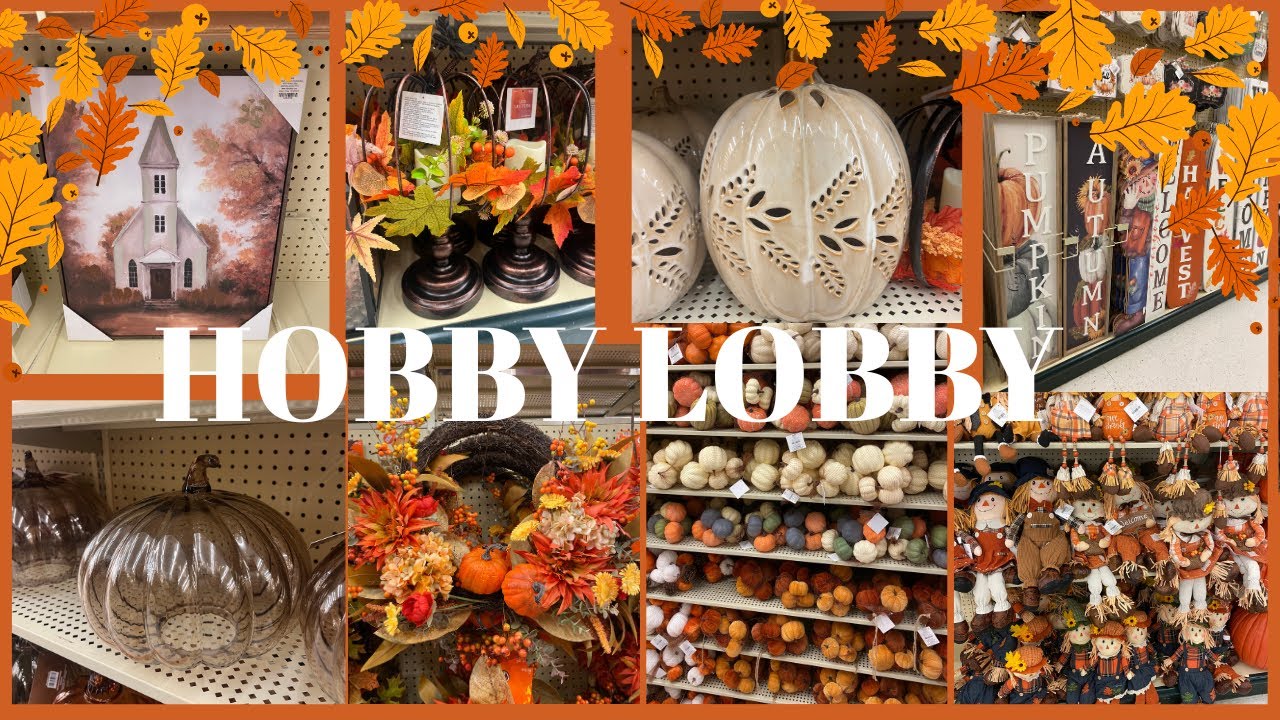 FALL HOBBY LOBBY SHOP WITH ME NEW ARRIVALS HOME DECOR CRAFTS DIYS WREATH THANKSGIVING 2025 TRENDS