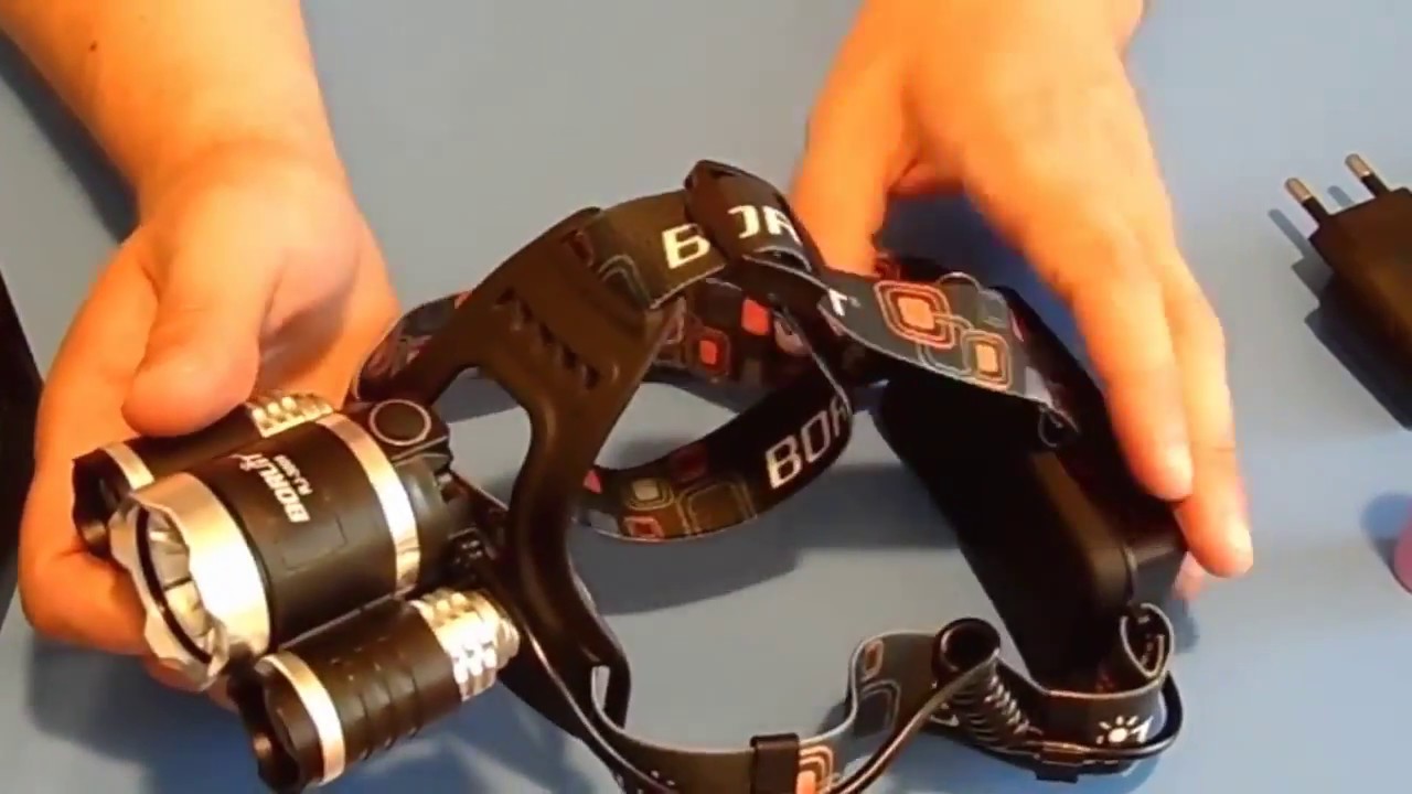 Обзор №3 налобного светодиодного фонаря Boruit RJ-3000-T6