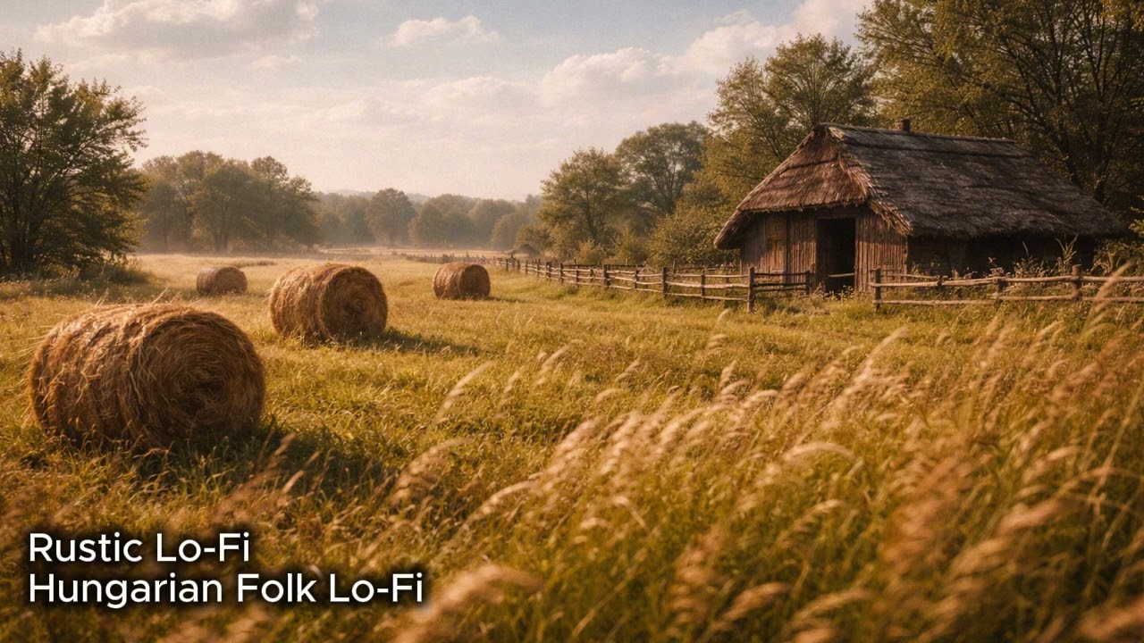 Golden Field Rustic Hungarian Folk Lo-Fi 🌾 Late Summer Countryside (1h 55m)