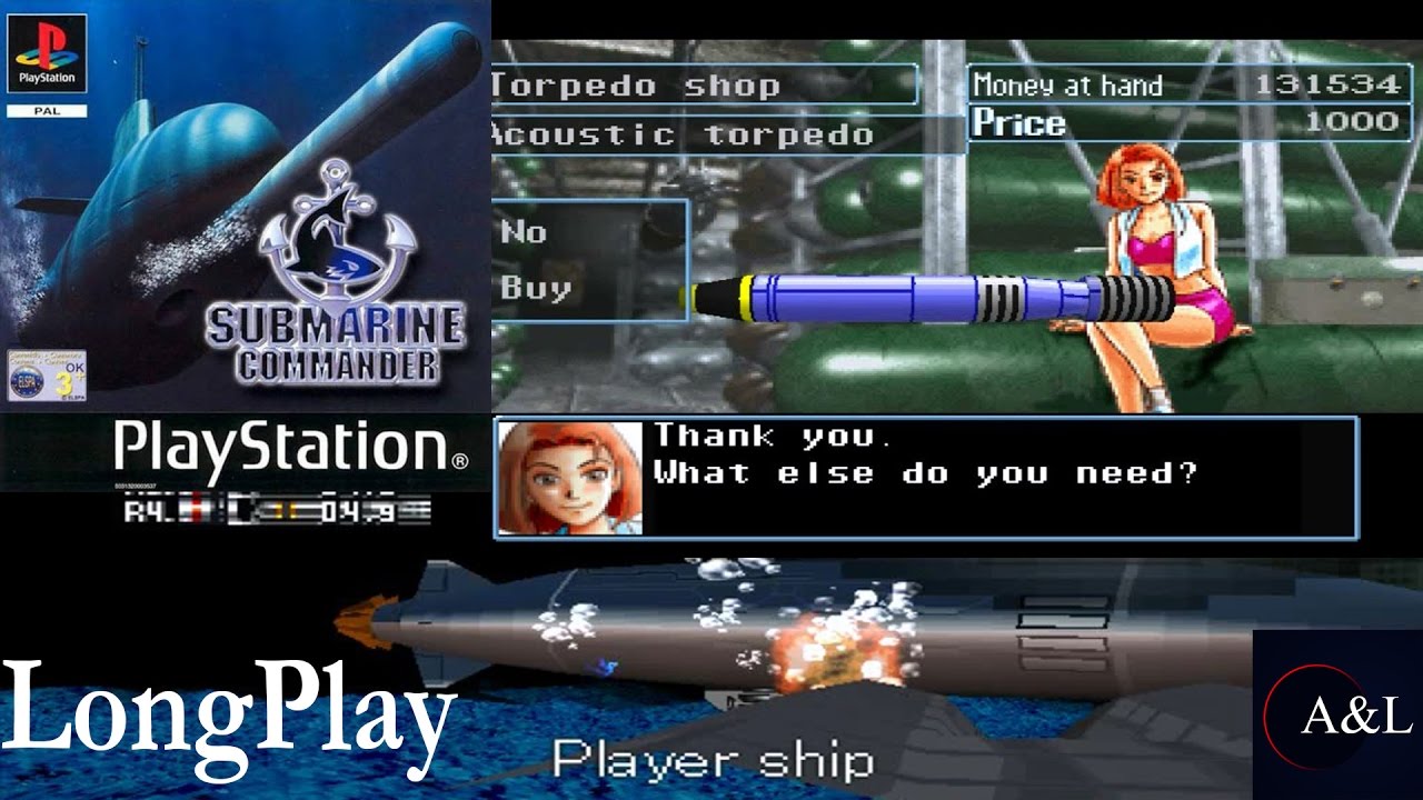 PS1 - Submarine Commander - LongPlay [4K]🔴