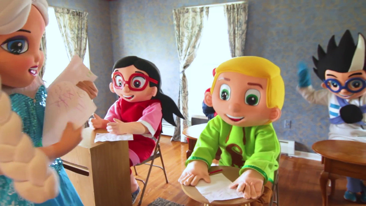 Superhero School Math Test In Real Life - Paw Patrol Rubble, Trolls IRL Videos For Kids