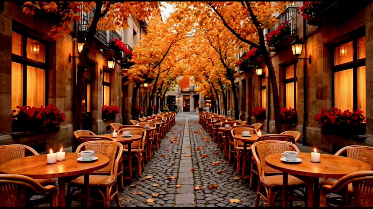 4K Coffee Shop Jazz Music 🎹 Relaxing Piano Instrumental for Study, Focus & Productivity