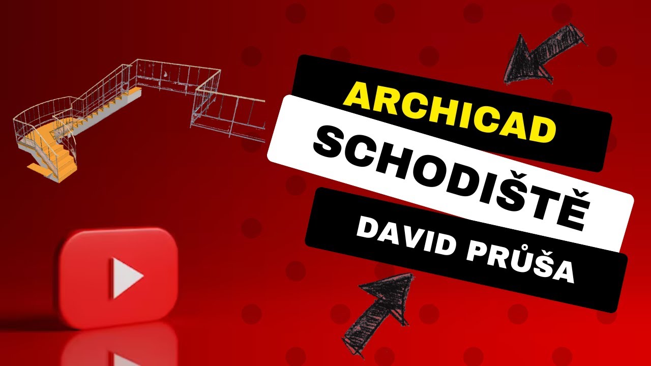 ArchiCAD 9 - Schodiště a zábradlí