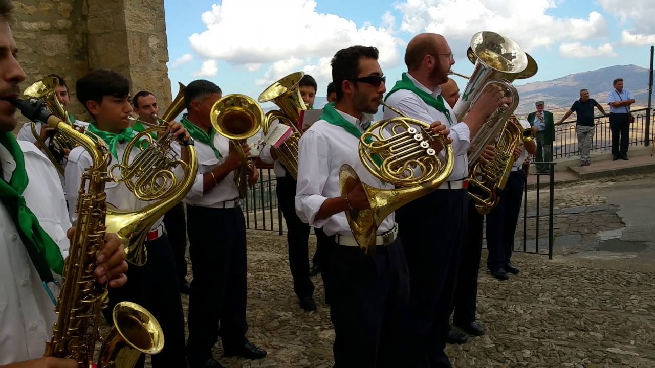 GANGI E LA BANDA,  ACCOGLIENZA GIURIA  COMUNI FIORITI 2016