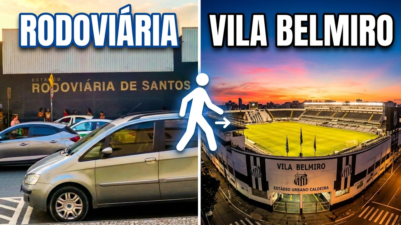Caminhando da Rodoviária de Santos até a Vila Belmiro: Guia Completo!