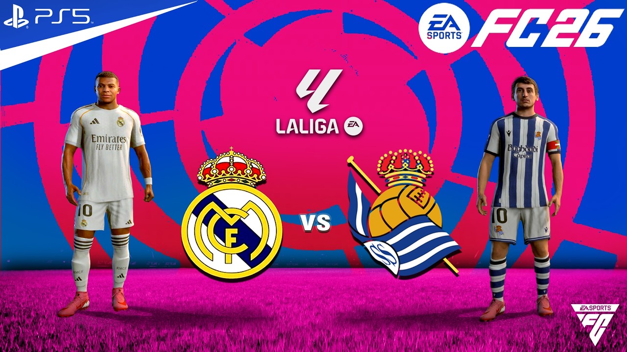 FC 26 - Real Madrid vs Real Sociedad - La Liga Match - Authentic Gameplay | PS5™ 4K