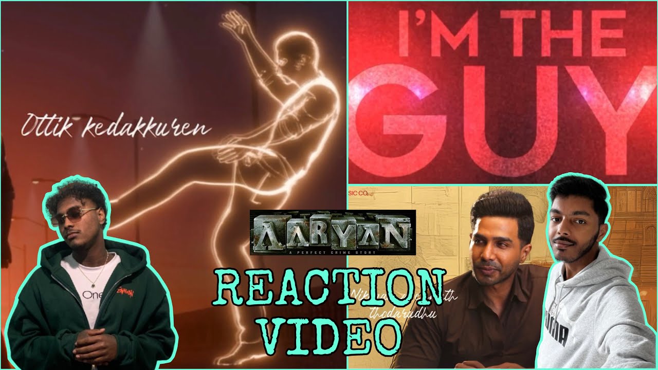 Aaryan I'm The Guy Song Reaction | Vishnu Vishal | Ghibran | Praveen K | Selvaraghavan | Shraddha S