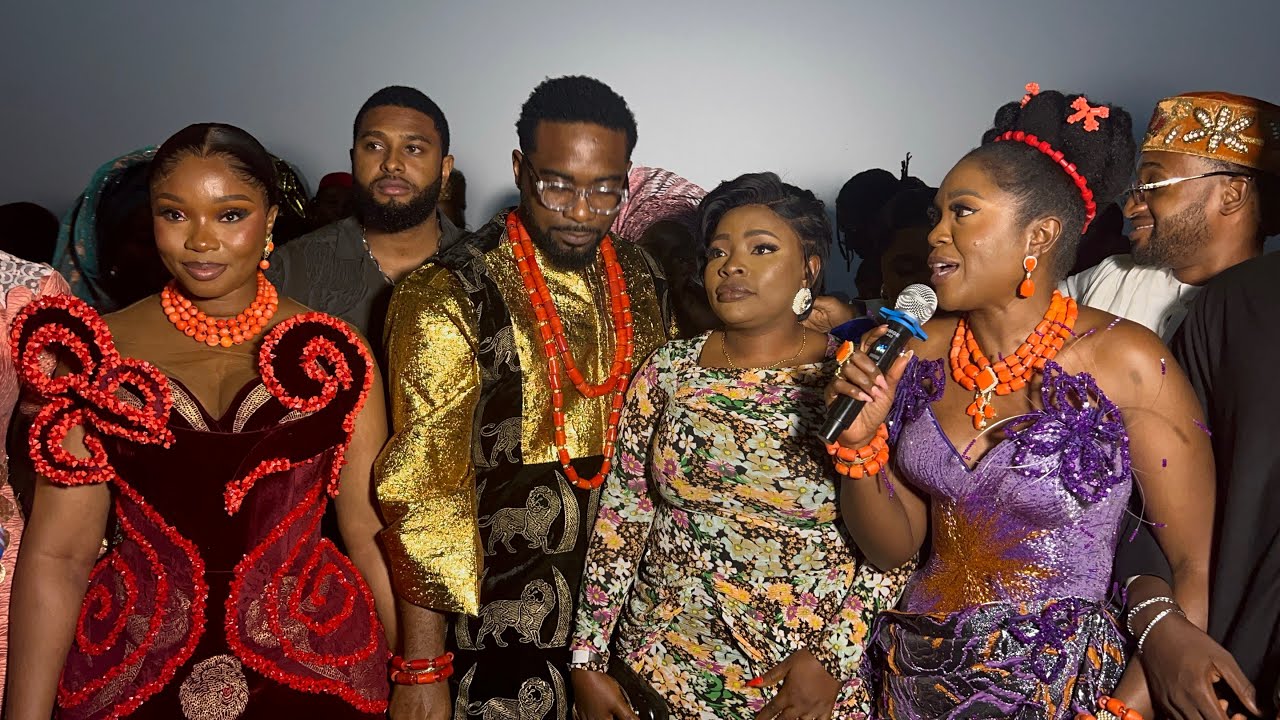 ODOGWU PARANRAN & ACHALUGO AT LOVE IN EVERY WORD MOVIE PREMIERE BY OMONI OBOLI