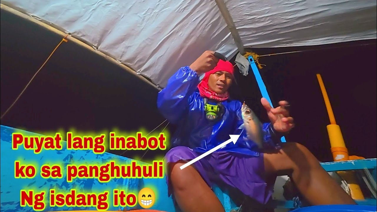Puyat lang inabot ko sa panghuhuli Ng isdang ito, 😁... #Nightfishingadventure 