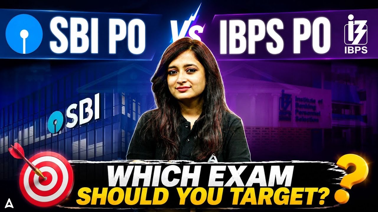 SBI PO vs IBPS PO 2026🤔| Which Exam Should You Target? | Kinjal Ma'am