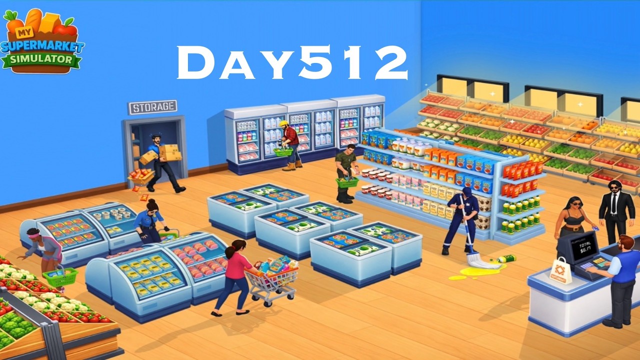 My Supermarket Simulator 3D Day 512 - Level 80!