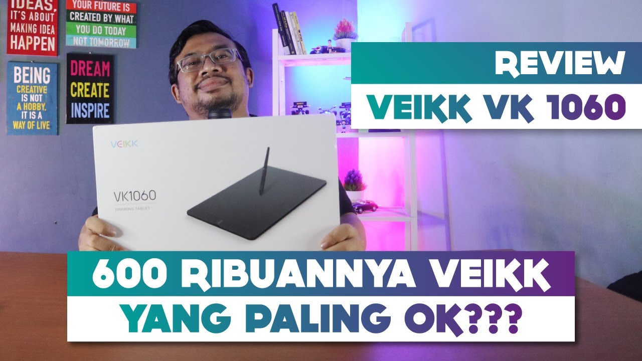 Alasan Kenapa Pen Tablet Ini Sering Di Cari !!! | REVIEW Veikk VK1060 | Indonesia