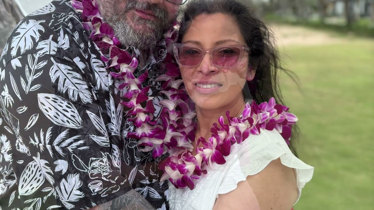Mom & Dad wedding vows renewal in Hawaii 15 years 