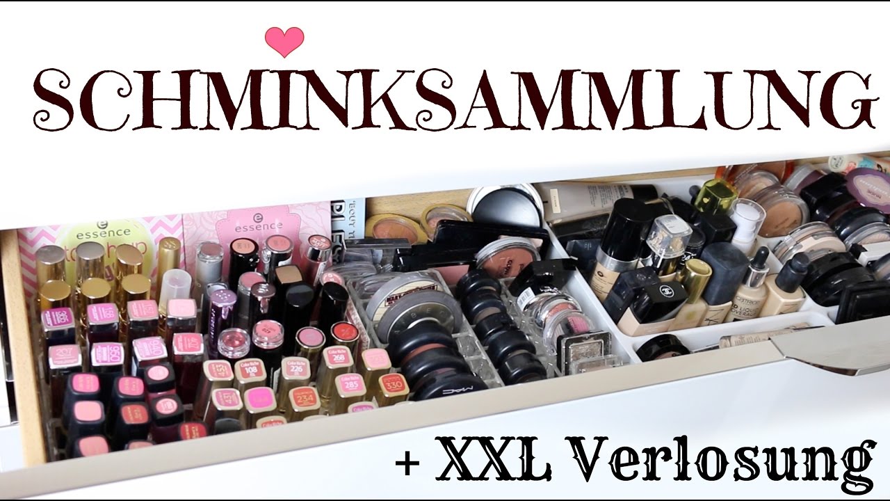 MEINE XXXL SCHMINKSAMMLUNG + fette Verlosung l Sara Desideria