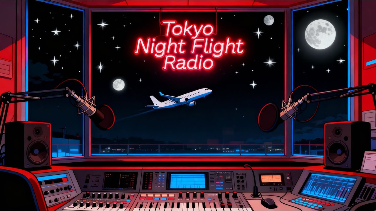# 195 Tokyo Night Flight Radio | Lo-fi World Fusion Grooves | Cross-Cultural Soundscape