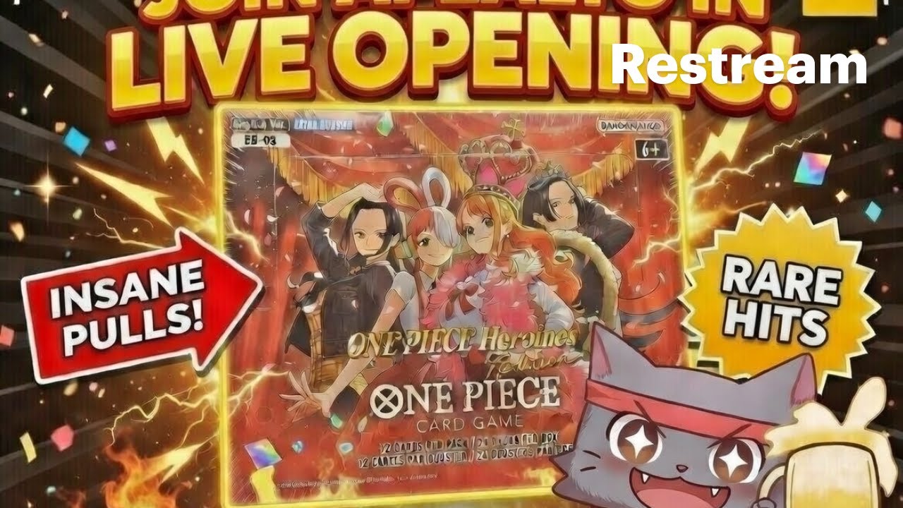 One Piece TCG EB03 LIVE OPENING