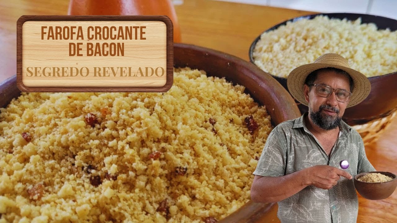 A Farofa de Bacon que todo mundo ama. Receita especial de Natal. Todos os segredos da melhor Farofa