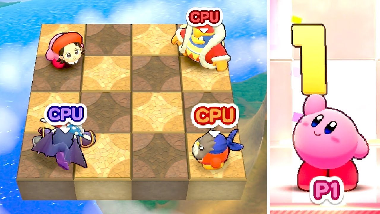 Kirby's Return to Dream Land Deluxe - Merry Magoland: Checkerboard Chase (All Missions)