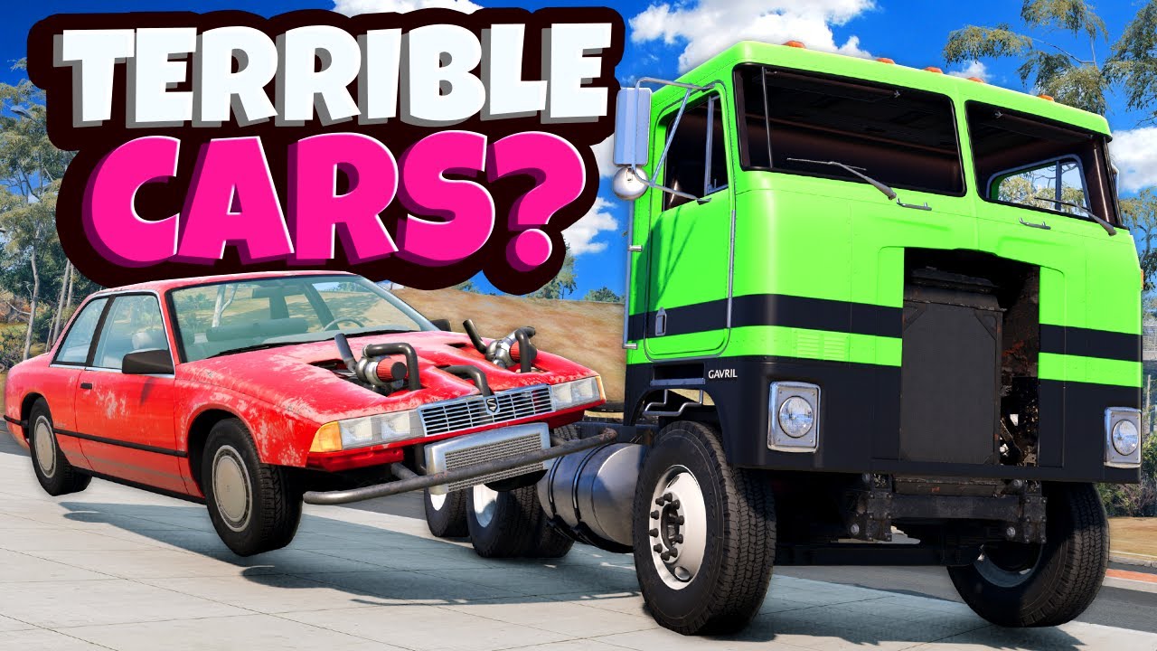 The WORST Cars Are Actually Fun For Police Chases in BeamNG Drive Mods?!
