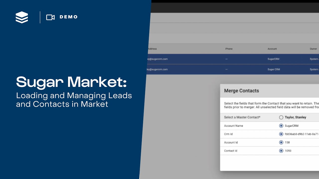 How to Import Leads & Contacts in Sugar Market Using CSV | CRM Upload Guide