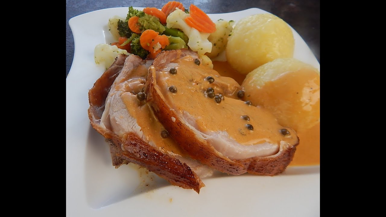 Spanferkel Rollbraten aus dem Air Fryer