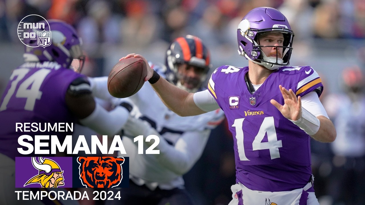 Minnesota Vikings vs. Chicago Bears | Resumen NFL en español - Semana 12 | NFL Highlights 2024