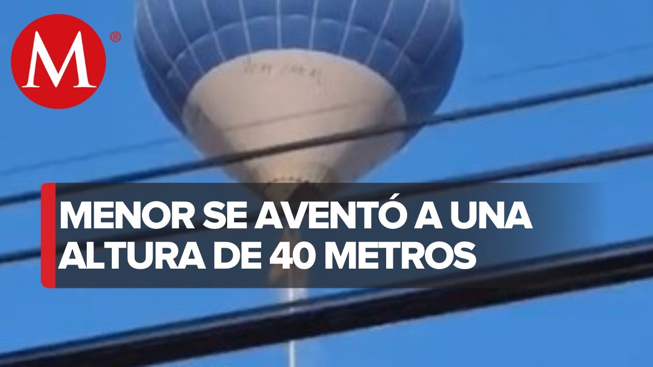 Sobreviviente del globo accidentado en Teotihuacan 