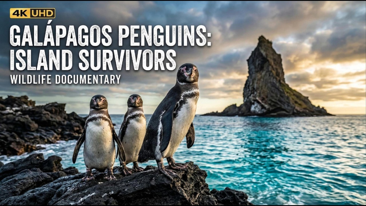 Galapagos Islands 4K: Giant Tortoises & Marine Life | Deep Relaxation & Nature Sounds